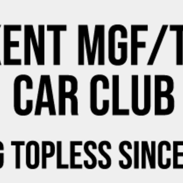 Kent MGF/TF Going Topless Car Sticker - Black (PACK OF TEN) Thumbnail