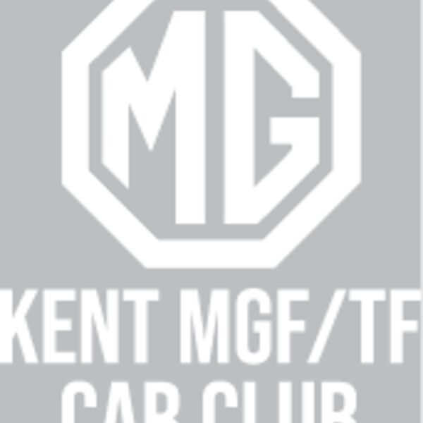 Kent MGF/TF MG Car Sticker - White (PACK OF TEN) Thumbnail