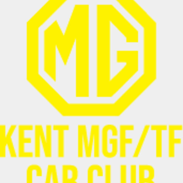 Kent MGF/TF MG Car Sticker - Yellow (10 pack) Thumbnail